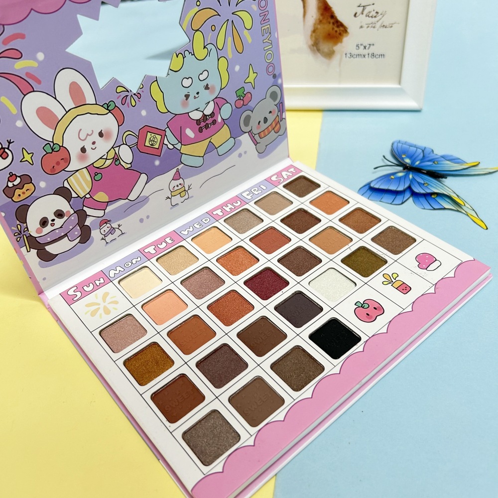 Henan Subei Trading Co., Ltd. Nude Neutral Eye Makeup Blendable Warm And Cool Nude Shimmer Glitter Creamy Smooth Girl Makeup Pigments Matte
