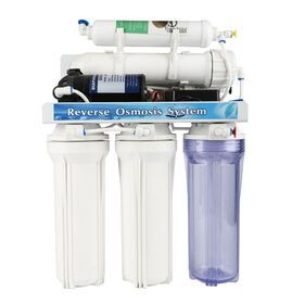 5 stage home use RO water filter purifier reverse osmosis system plant with clear housing