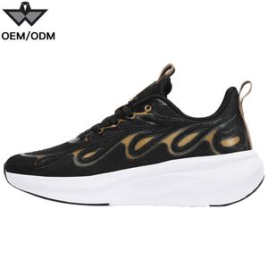 Wholesale fashion men sports shoes lightweight oem rubber  running shoes men sneakers jogging shoes