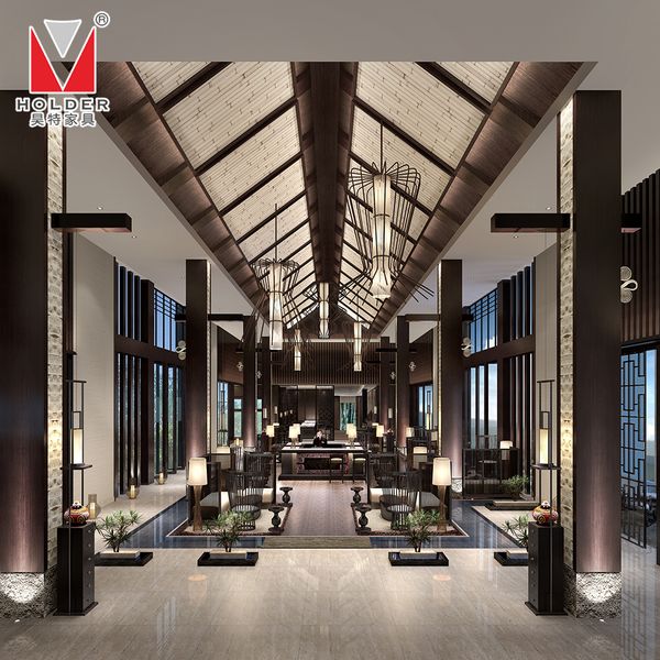 Modern luxury palace 5 star hotel furniture manufacturer multifunctional use customized hotel furniture