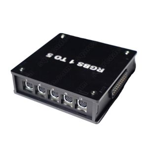 Retro Video game RGBS 1 input 5 output 1 Signal Splitter RGBS in 5 MD2 to Scart/RAC out signal processing independently 9-12V 2A