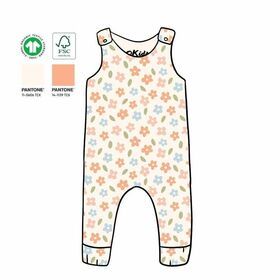 OEKO GOTS Certified Kids Clothing 70% Bamboo 30% Organic Cotton Onesie Baby Clothes Solid Soft Baby OverallsPopular