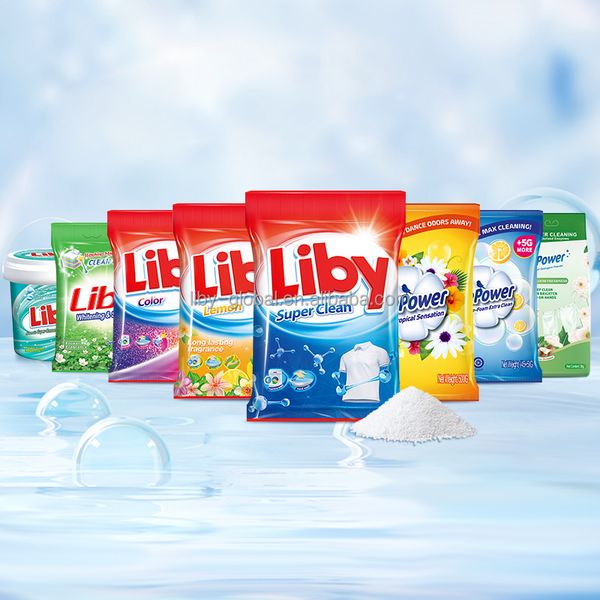 Liby Grepower hand wash powder 1 ton washing powder manufacturers in guangzhou bulks laundry detergente en polvo detergent soap