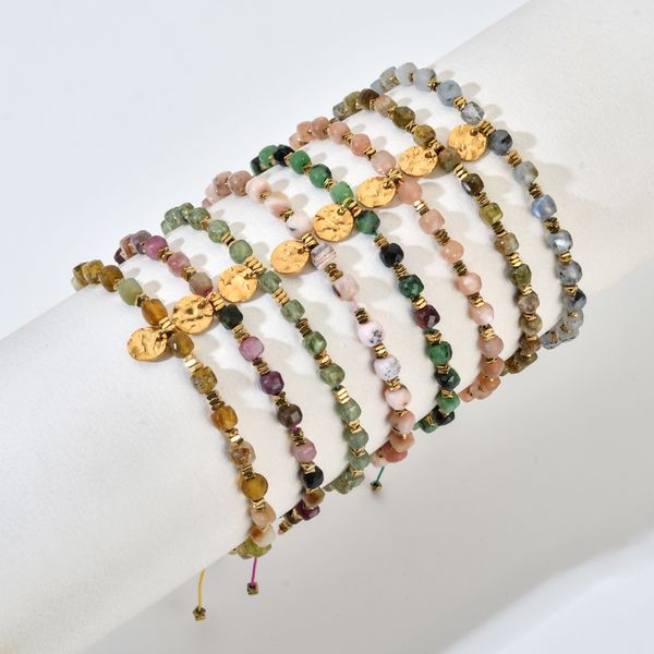Fashion Jewelry Customize Luxury Beaded Natural Stone Bead Bracelets For Women Men jewelry Gift