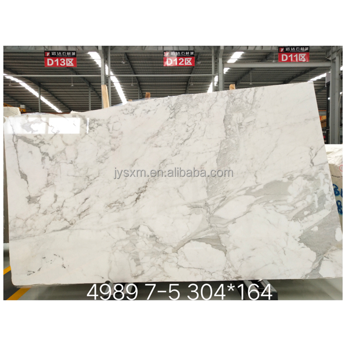 Xiamen Jingyu Stone Trading Co., Ltd. Big sell Calacatta Supplier Italy Calacatta White Marble Slabs