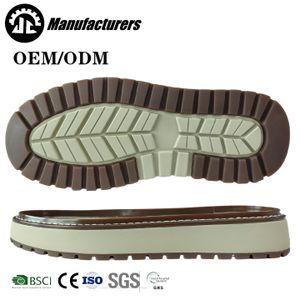 Custom fashion boots Men's rubber foam + non-slip rubber outsole + border combination sole