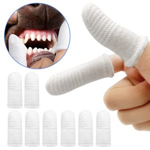 2023 Pet Two-finger Brushing Finger Cots Puppy Teeth Oral Cleaning Tool Kitten Finger Toothbrush Pets Care Accessories Supplies