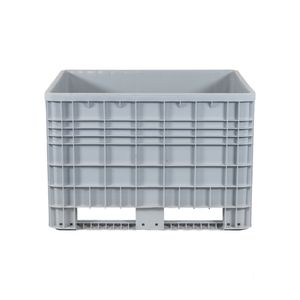 Customizable HDPE 1200X800mm CTH Box Durable Stackable Plastic Black Crate Turnover Box For Agriculture And Industrial Use