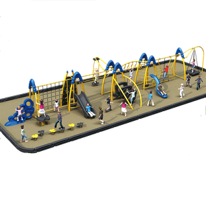 Gym fitness outdoor climbing school playground equipment with swing