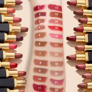 Wholesale Private Label Velvet Lipstick Matte lipstick Makeup Waterproof Lasting Vegan Lip stick makeup