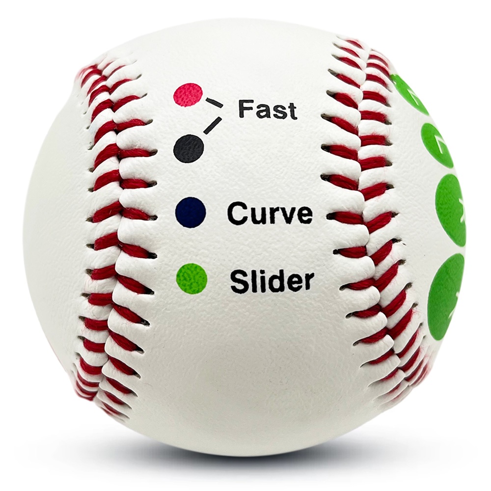 High Quality 9 Inch Bulk PVC Leather Baseball Gear Equipment Pitch Training Baseball Ball With Finger Placement Markers