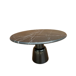Home Furniture - modern design coffee table made from marbled - Black table top export from Vietnam whosale in bulk
