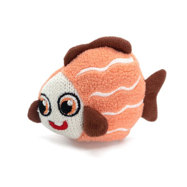 Teething Interactive Soft Moderate Amount Crinkle Fish Cat Toy Catnip for Indoor