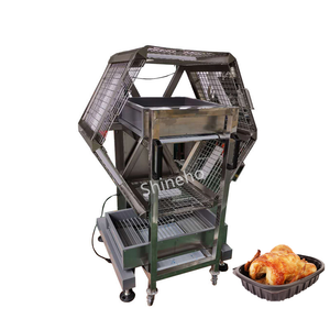 Stainless steel barbecue grill cheap price portable commercial chicken charcoal rotisserie machine