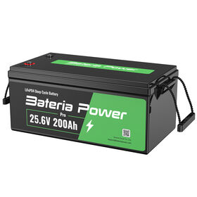 Shenzhen Enow Bateria Power Co., Ltd. Bateria Power 25.6V 200Ah LiFePO4 Battery, 8000+ Deep Cycle Lithium Batteries Grade A+ Cells,1.5Hrs Fast Charging Portable