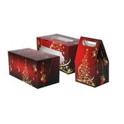 Christmas Gift Paper Board Boxes, Used for Bakery Box, Grease-resistant White Cardboard