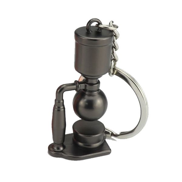 New 3d coffee maker machine equipment key chain for cafe advertising gift