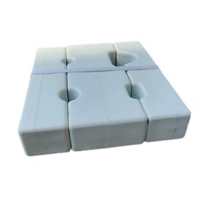 Nylon cable fixing cleats for use in wind turbine towers available in custom sizes and materials