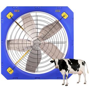Poultry Livestock Dairy House Equipment Air Cooling Greenhouse/Industrial Circulation Fan With 5 Aluminum Blades