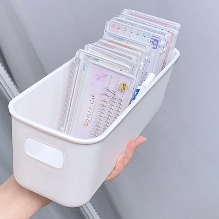 Storage Box Hot Sale Desktop Finishing Bathroom Portable Sundries Plastic Plastic Containers with Lids Plastic Bins Modern