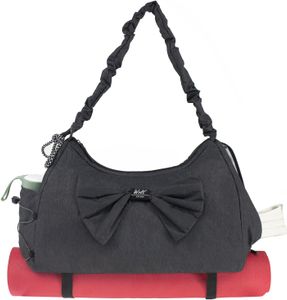 WOLT Gym Bag For Women Yoga Mat Bag With Shoes Compartment Weekender Overnight Tote Bag With Wet Pocket Women Travel Gym Yoga