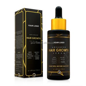 Private Label Natural Organic Ginger Hair Growth Care Regrowth Serum Anti Hair Loss Biotin Hair Growth Oil for Man