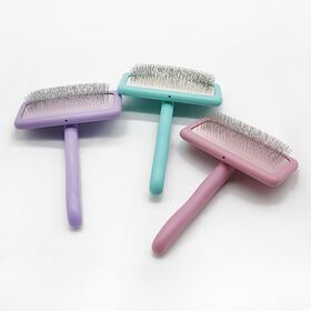 High quality pet wooden comb slicker brush for dogs and cats pet grooming brush tools