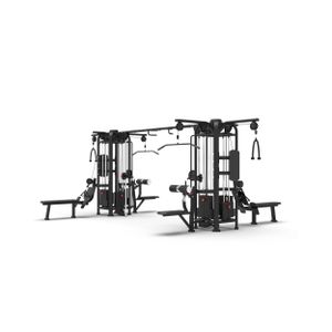 Eight Station Gym Fitness Equipment Multi-functional Fitness Equipment Strength Training Equipment.