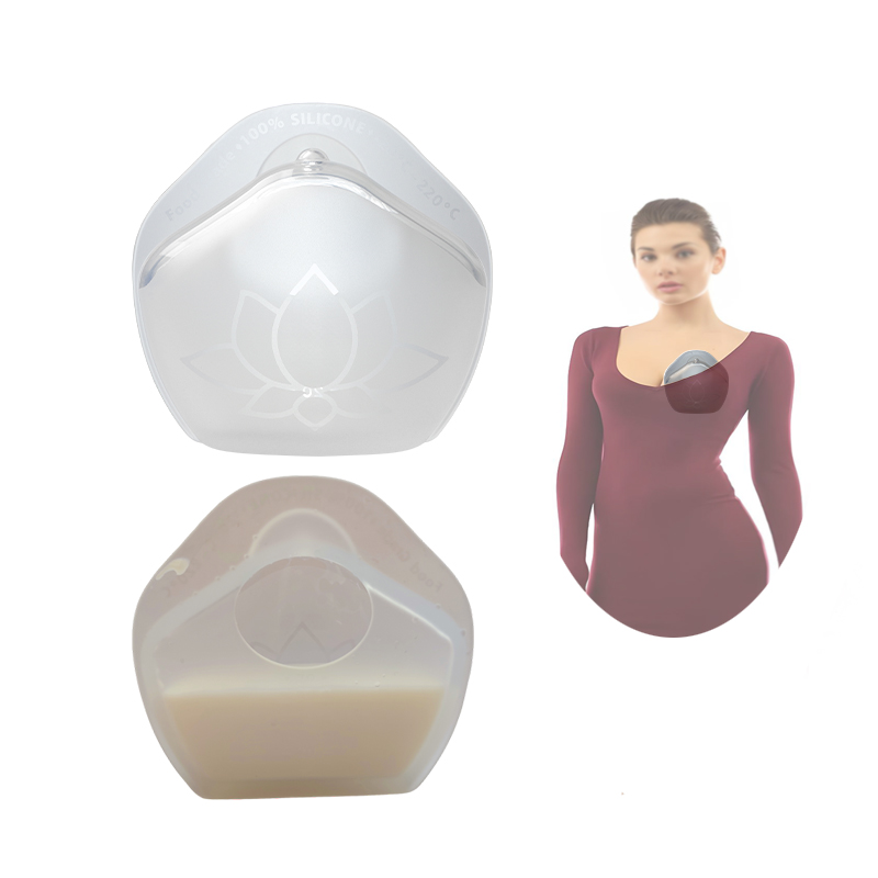 Newsun Silicone Products Co., Ltd Factory Price Leakproof Reusable Milk Collector BPA Free Manual Soft Suction wearable Ladybug Silicone Milk Collector