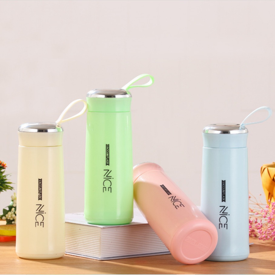 Hangzhou Fenying Trading Co., Ltd. Wholesale Couple Ness Glass Men And Women Student Portable Hand Cup Internet Celebrity Store Opening Gift Cup Glass Water Bottle