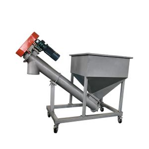 DZJX 3kw  Horizontal tilt shaftless shaftless screw transport Construction Dry powder mortar Fly ash screw conveyor