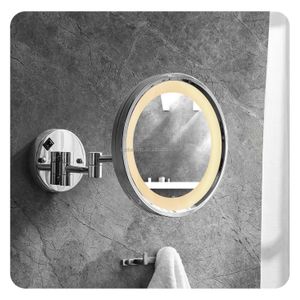 10 "cosmetic mirror stainless steel with light