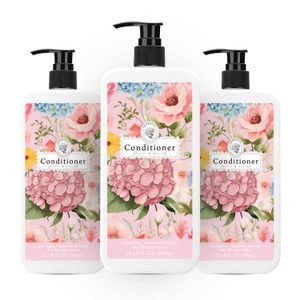 359ML (12.06fl oz) Luxurious Floral Scent Conditioner - Nourishing & Hydrating for All Hair Types