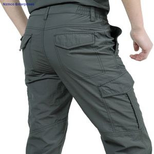 Men's Summer Tactical Cargo Pants Lightweight Casual Waterproof Trousers Casual Pants Wear-resisting Multi-pocket Outdoor Hiking