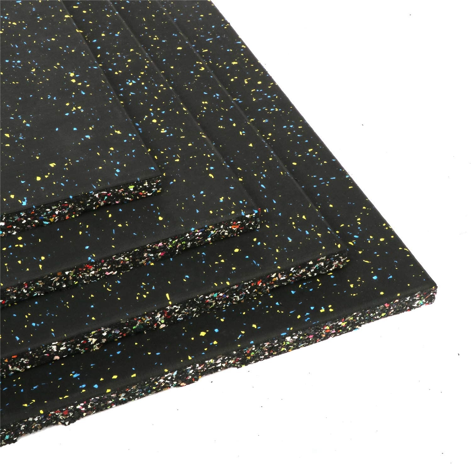 Rubber Exercise Equipment Mats Strength Training Rubber Flooring Mats for Home Gym