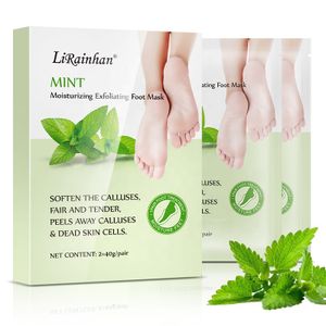 Natural Organic Mint Foot Peel Mask Custom OEM private label Peeling Nourishing Exfoliating Whiten Foot Mask
