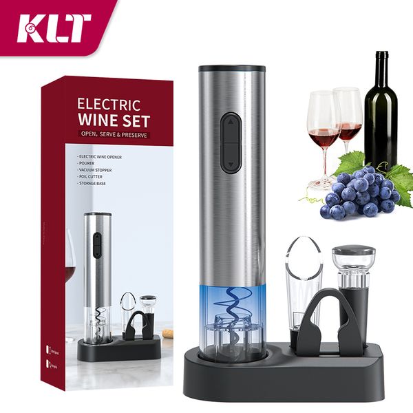 2024 NEW Rechargeable Gift Set Bottle Wine Opener Electric Corkscrew with Accessory Parts