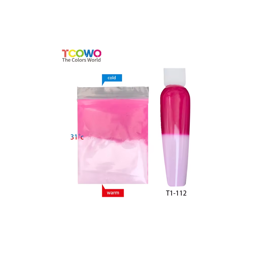 Shenzhen Binfen Secai Technology Co., Ltd. Rose Red to Pink Temperature Sensitive Color Changing Thermochromic Pigment for Car Paint Resin Plastic