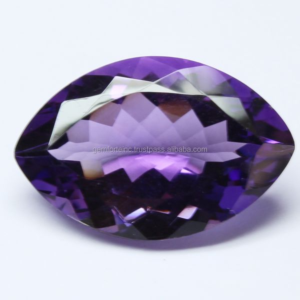 Purple Amethyst Marquise Shape Faceted Cut Loose Gemstone Amethyst February Birthstone High Quality Amethyst Loose Gemstone