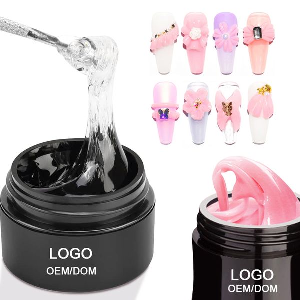 Salon Quality Wholesale China Nail Factory Supplier OEM Jar Uv Nonstick Hands Long Lasting Colored Carving Gel