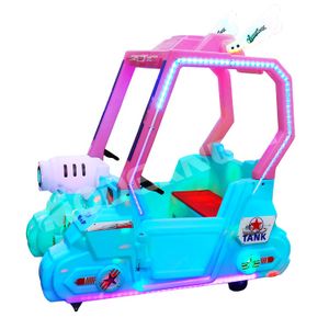 Playground toy car ride kids amusement equipment Gabon tank electric bumper cars for sale
