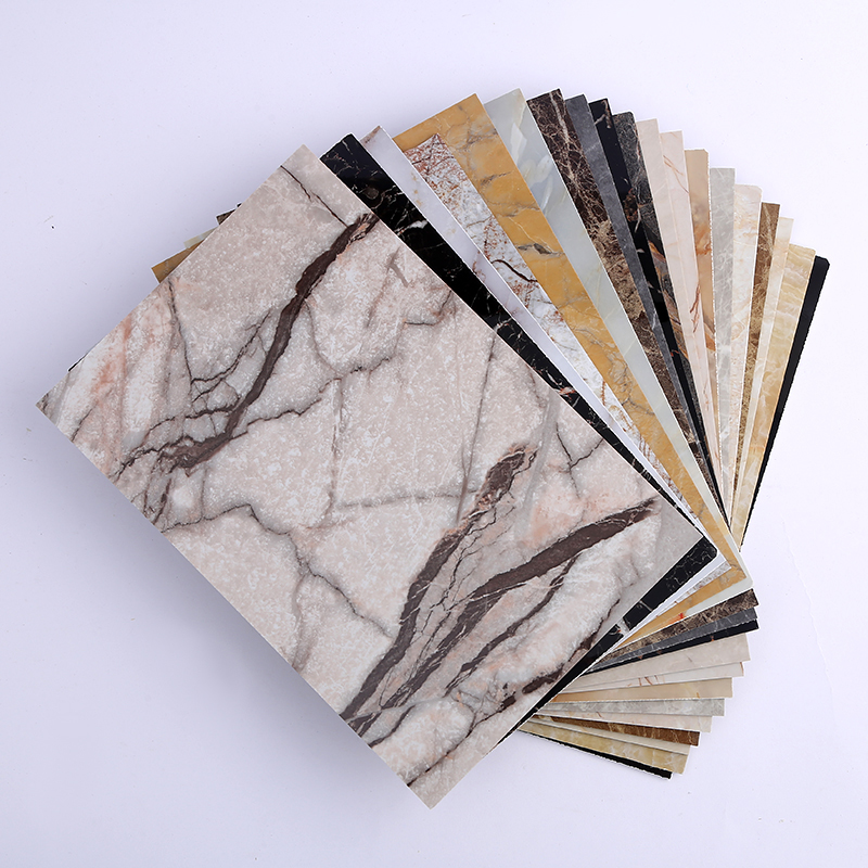 Foshan Tianzhicai Decoration Materials Co., Ltd. High Glossy Uv Marble Board Wall Sheet Pvc Panels Marble Sheet UV Board For Decoration