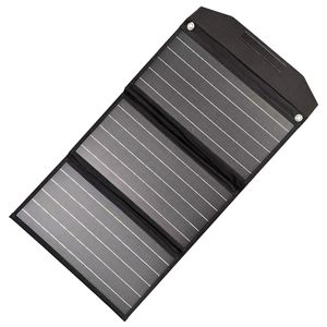 21W 28W ETFE Folding foldable portable solar panel charger IP65 Waterproof Oxfold 600D with USB Type C DC fast charging Port