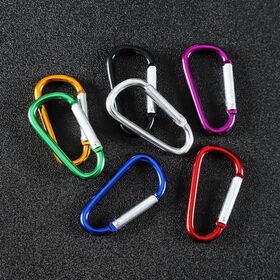 Climbing Button Carabiner metal d ring of handbag hardware bag bucklePopular