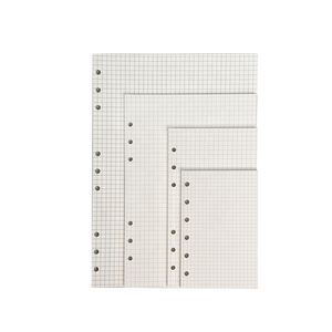 Factory wholesale cheap recycle A4 A5 A6 custom paper refill for loose-leaf binding notebook notepad inner page