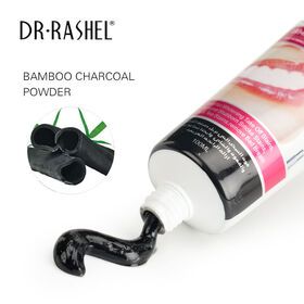 DR.RASHEL 100ml charcoal remove stains clear breath black whitening toothpaste