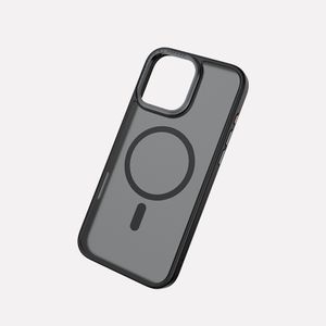 Premium Elegant Clear TPU Acrylic Magnetic Cases for iPhone 16 14 15 Pro Max Wholesale Drop-Proof Protection Metal Ring Case
