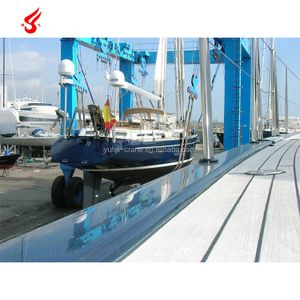 Mobile boat hoist 200 ton 500 ton mobile boat lift gantry crane marine travel lift for sale