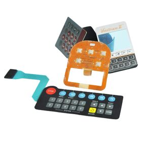 Custom Key Pad Graphic Overlay Button Panel Membrane Keypad Waterproof Durable Switch Panel 16 Keys Numeric KeypadPopular