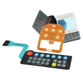 Custom Key Pad Graphic Overlay Button Panel Membrane Keypad Waterproof Durable Switch Panel 16 Keys Numeric KeypadPopular